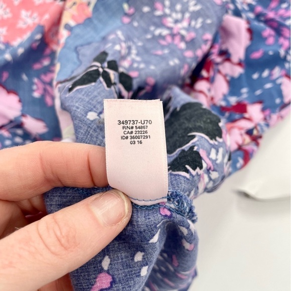 Victoria's Secret Women's Floral Kimono Boho Cover Up Tunic‎ Top Open Front XS - Picture 9 of 10